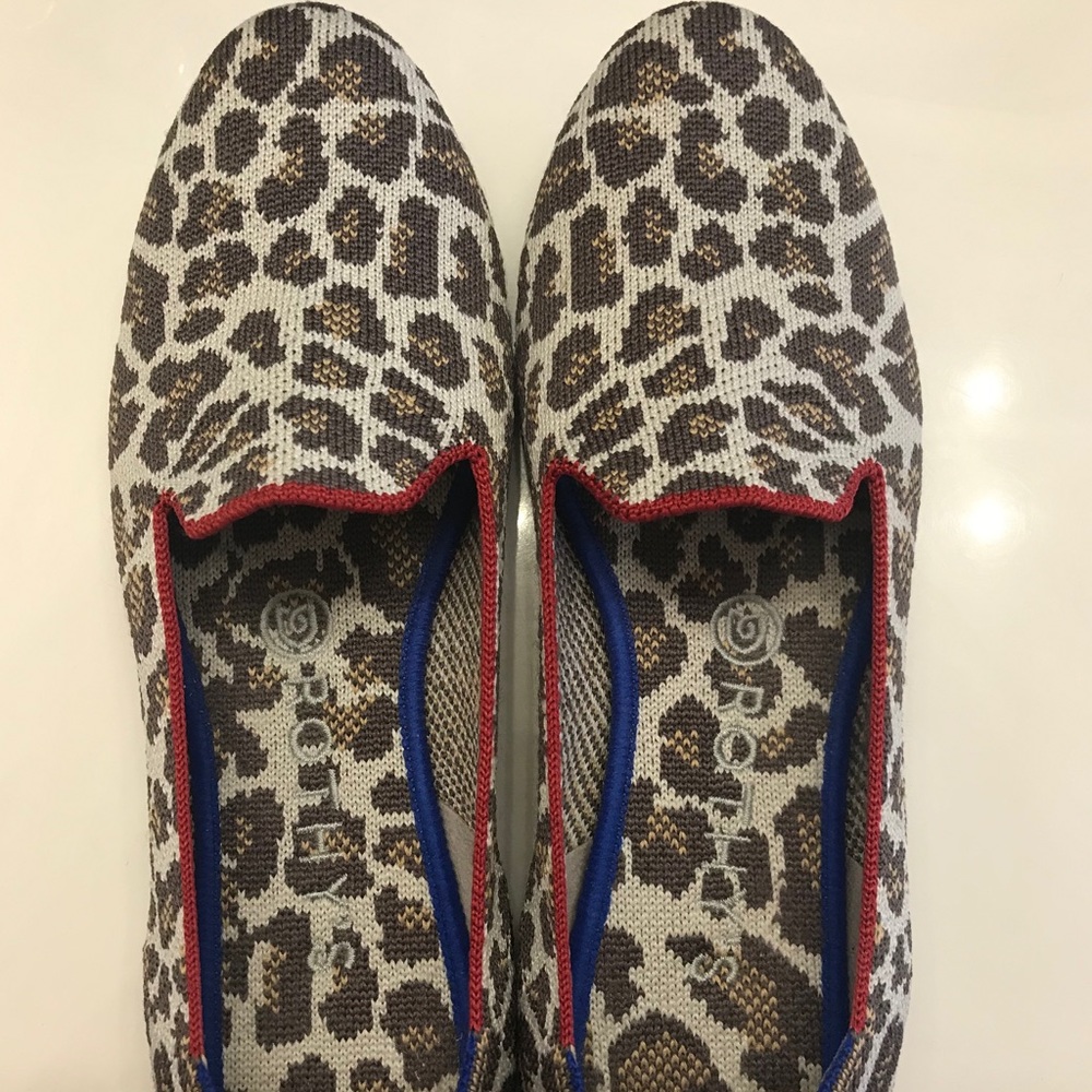 Rothy’s Leopard Flats